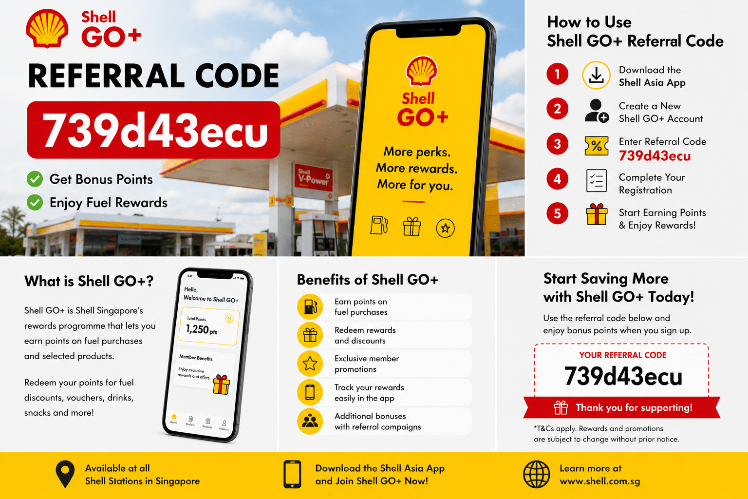 Shell GO+ Referral Code : 739d43ecu | 🇸🇬 Singapore Referral Codes 🇸🇬